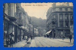 MOSELLE  HAYANGE  1939  Rue De Maréchal Foch  Cpa : Ton Bleu . Bon état . - Hayange