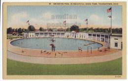 Youngstown OH, Idora Park Swimming Pool C1930s Vintage Ohio Postcard [8711] - Sonstige & Ohne Zuordnung