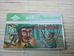 Robin Hood Phonecard 306 E (Mint,Neuve) Rare - BT Privé-uitgaven