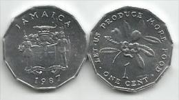 Jamaica 1 Cent 1987. UNC FAO - Jamaique