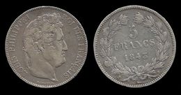 LOUIS - PHILIPPE I . 5 FRANCS . 1843 K . ( BORDEAUX ). - 5 Francs