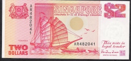 SINGAPORE  P27   2   DOLLARS    1990     UNC. - Singapore