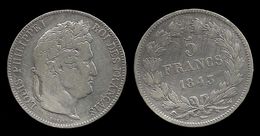 LOUIS - PHILIPPE I . 5 FRANCS . 1843 W . ( LILLE ). - 5 Francs