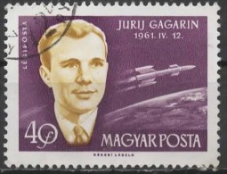 HUNGARY 1962 Air. Astronautical Congress, Paris - 40fi Gagarin FU - Usado