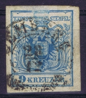 Austria: Mi Nr 5 Y A Kartonpapier 0.14 Mm  Gebraucht/used/obl. - Used Stamps