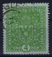 Austria: Mi Nr 206 II Gebraucht/used/obl.   1917   26 X 29 Mm - Oblitérés