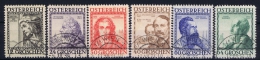 Austria: Mi Nr 591 - 596 Gestempelt/used/obl.   1934 - Gebraucht