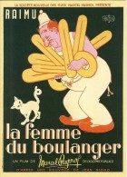 DUBOUT ILLUSTRATEUR  LA FEMME DU BOULANGER  D5 AFFICHE DE DUBOUT POUR LE FILM DE MARCEL PAGNOL 1950  EDIT. DUBOUT 1982 C - Dubout