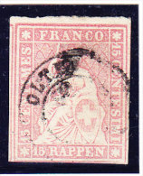 Heimat SO Olten 2 Kreis Stempel  Auf 15Rp. Strubel #24G - Used Stamps