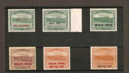 DOMINICA 1916 - 1920 WAR TAX  LOT UNMOUNTED/MOUNTED MINT Cat £24+ - Dominique (...-1978)