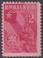 1940-142 CUBA. REPUBLICA. 1940. Ed.337. CONVENCION DEL ROTARY CLUB MH - Oblitérés