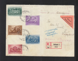 Hungary Registered Cover 1938 Retour - Covers & Documents