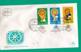 ISRAELE, FDC, 1967 Anno Internazionale Del  Turismo - Cartas