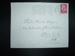 LETTRE TP MARIANNE DE CHEFFER 0,40 OBL.MEC.24-9-1969 POSTE AUX ARMEES + VERSO EXP: C.I.A.B.C DE CARPIAGNE (13 MARSEILLE) - 1967-1970 Marianne (Cheffer)