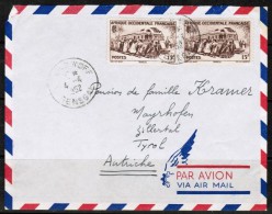 FR. W. AFRICA---SENEGAL   Scott # 52( 2) On 1952 AIRMAIL COVER To Tyrol Austria - Briefe U. Dokumente