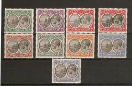 DOMINICA 1923 - 1933 SET TO 3d SG 71/79 MOUNTED MINT Cat £66+ - Dominique (...-1978)