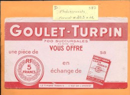 BUVARD: Goulet-Turpin  Timbre Rabais - G