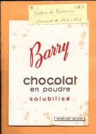 BUVARD: Chocolat Barry - Chocolat