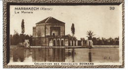MAROC Marrakech La Menara Chromo / Photo  N° 99 Pub: Chocolat Suchard 100 X 55 Mm  TB - Suchard