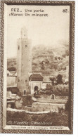 MAROC Fez Minaret Chromo / Photo  N° 82 Pub: Chocolat Suchard 100 X 55 Mm  TB - Suchard