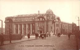 04359 "  SHEFFIELD G.P.O. FITZALAN SQUARE - REGNO UNITO" ANIMATA. CART. ILLUSTR. ORIG. NON SPEDITA. - Sheffield