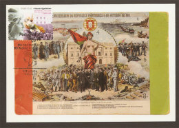 Portugal 2010 Centenaire Republique Revolution 1910 Carte Maximum Republic Centennial Maxicard - Cartes-maximum (CM)