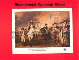 1976 Set Of 4 Souvenir Sheets - USA Bicentennial  Sc 1686-1689 - 1971-1980