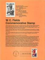 1978  W.C.Fields  -- Souvenir Sheet  Sc 1803 - 1971-1980