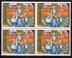 France 2033  Variété  Ceinture Rose , Blanche Et Bleue Dans Bloc De 4 Miniature Du XV Neuf ** TB MNH Sin Charnela - Unused Stamps