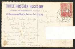 HOCHDORF LU Hotel HIRSCHEN 1953 - Hochdorf