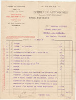 Gironde, Bordeaux-Automobile, Autos Vinot Deguinguant, Pièces De Rechange, Stock Michelin 1920 - 1900 – 1949