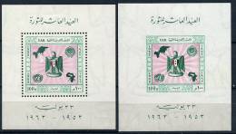 S	Egypte ** Blocs N° 13 D - 13 ND - 10e Ann. De La Révolution - Blocks & Sheetlets