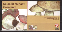 Groënland 2005, Carnet Neuf N° C413 Champignons - Carnets