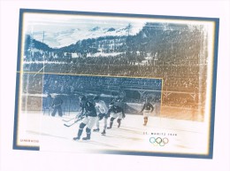 ST. Moritz 1928 /Schweizer Eishockey An Olympischen Winterspielen/Hockey Sur Glace/Hockey Sul Ghiaccio - Otros & Sin Clasificación