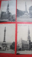 BRUXELLES. Lot 4 Cpa. Hôtel De Ville,Place De Brouckère,Colonne Du Congrès, La Grand'Place - Lotes Y Colecciones