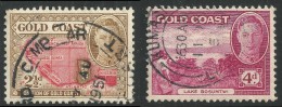 Gold Coast 1948 2 1/2d & 4d Used - Goudkust (...-1957)