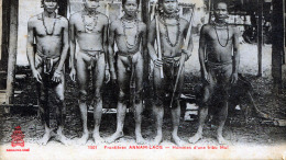 FRONTIÈRES ANNAM-LAOS - HOMMES D'UNE TRIBU MOÏ - Laos
