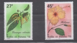 WALLIS Et FUTUNA  : Flore - Plante -  Fleurs Locales : Hibiscus, Cananga Odorata - - Unused Stamps