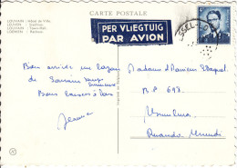 Postkaart Van Kessel-Lo Naar Ruanda Urundi - 1953-1972 Glasses