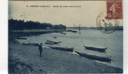 CPA 44 ANCENIS BORDS DE LOIRE VERS LE PONT 1932 - Ancenis