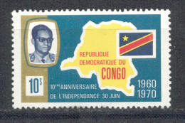 Kongo ( Kinshasa ) 1970 - Michel Nr. 360 ** - Afgestempeld