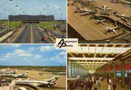 75  Aeroport Paris ORLY Aerogare,Satellite Est,Aire De Stationnement,Hall,avions, N°261, Editions P I Paris - Flugwesen