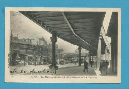 CPA 234 - Métro Le Métropolitain - Voie Aérienne à La Villette PARIS - Metro, Stations