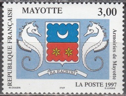 Mayotte 1997 Yvert 43 Neuf ** Cote (2015) 2.10 Euro Armoiries - Neufs