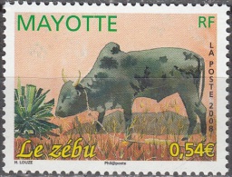 Mayotte 2008 Yvert 208 Neuf ** Cote (2015) 2.20 Euro Le Zébu - Neufs