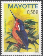 Mayotte 2011 Yvert 249 Neuf ** Cote (2015) 2.40 Euro Le Martin-pêcheur - Unused Stamps
