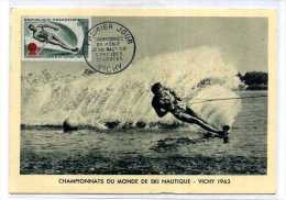 SPORT / SKI NAUTIQUE / CARTE MAXIMUM / FRANCE N° 1395 / VICHY - Ski Náutico