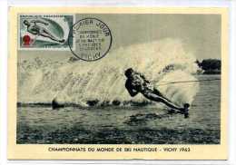 SPORT / SKI NAUTIQUE / CARTE MAXIMUM / FRANCE N° 1395 / VICHY - Water-skiing
