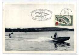 SPORT / SKI NAUTIQUE / CARTE MAXIMUM / FRANCE   N°1395  / VICHY / OBLITERATION MECANIQUE - Wasserski