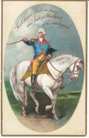 George Washington US President Horseback, 1st In Hearts Of His Countrymen, C1900s Vintage Embossed Postcard - Presidentes